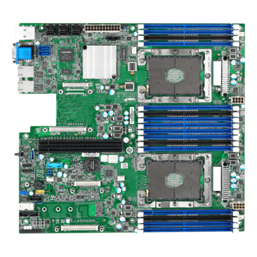 Tempest CX S7106 (S7106GM2NR), Intel C621, LGA 3647 / 2, DDR4-2666 2TB 3DS LRDIMM / 16, VGA, M.2, GbLAN / 2, E-ATX Retail