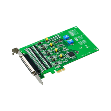 4-port RS-232/422/485 PCIe Communication Card w/Surge & Isolation