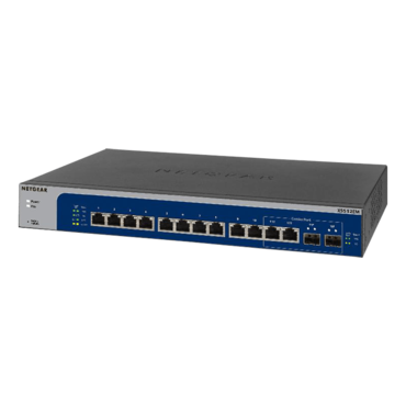 12-Port 10G-Gigabit/Multi-Gigabit Ethernet Switch with 2 SFP+ Combo Ports