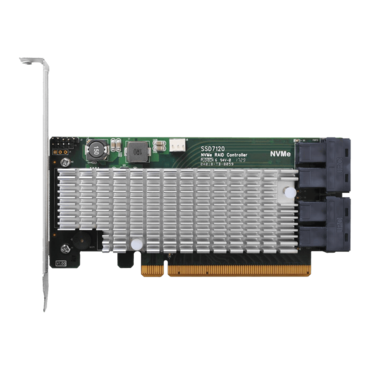 SSD7120, U.2 NVMe 4-Port, PCIe 3.0 x16, RAID Controller