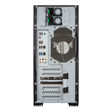 IW-PL052X.B3, 4x 5.25&quot;, 1x 3.5&quot; External Bays, 5x 3.5&quot;/2.5&quot; Internal Bays, No PSU, EEB, Black, Mid Tower Chassis - TAA Compliant