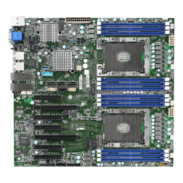Tempest CX S7103 (S7103WGM2NR), Intel C621, LGA 3647 / 2, DDR4-2666 1.5TB 3DS LRDIMM / 12, SATADOM / 2, VGA, GbLAN / 2, E-ATX Retail
