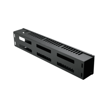 WOM980-CM2U, 9U, 800mm, Adjustable Wallmount Server Cabinet with 2U Cable Management