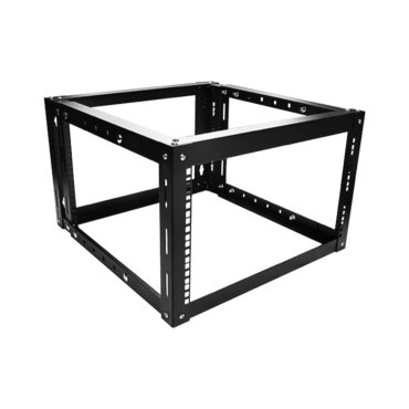 WOM680-CM2U, 6U, 800mm, Adjustable Wallmount Server Cabinet with 2U Cable Management