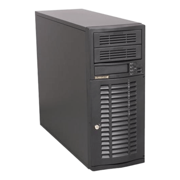 SuperChassis 733TQ-668B, 2x 5.25&quot;, 4x 3.5&quot; Drive bays, 668W PSU, E-ATX, Black, Mid Tower Chassis