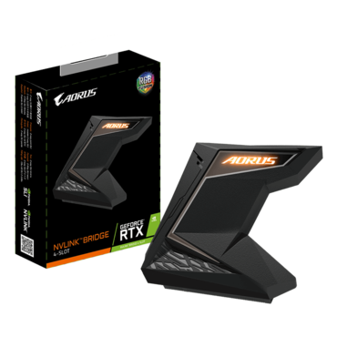 AORUS GeForce RTX NVLink™ Bridge (4 Slot Spacing) 80mm - For RTX 20 Series