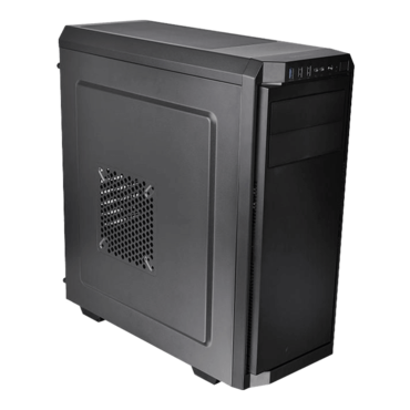 V100 Perforated, No PSU, ATX, Black, Mid Tower Case
