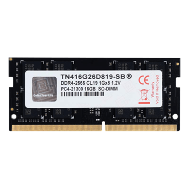 16GB (TN416G26D819-SB) DDR4 2666MHz, CL19, SO-DIMM Memory