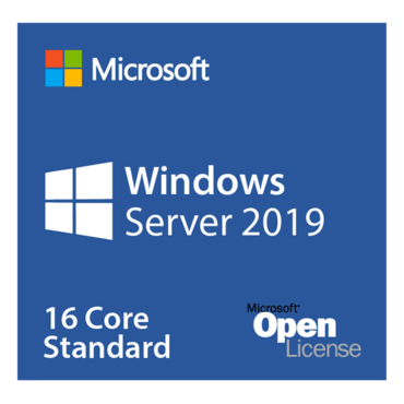 Windows Server 2019 Standard - Base License and Media, 16 Core