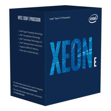 Xeon® E-2124 4-Core 3.3 - 4.3GHz Turbo, LGA 1151, 8 GT/s DMI3, 71W, Processor