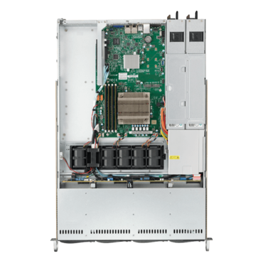 SuperServer 5019C-WR, 1U, Intel® C246, 4x 3.5&quot; SATA Hotswap, 4x DDR4, Dual 1Gb Ethernet, 500W Rdt PSU