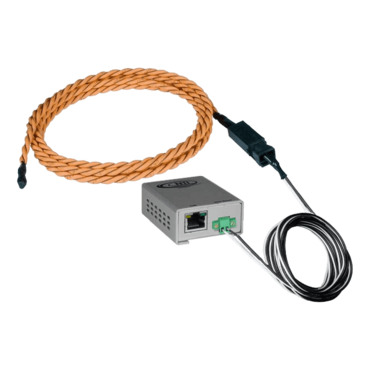 Legacy Liquid Detection Rope Sensor - Length 200 ft water sensor cable, 10 ft 2-wire cable