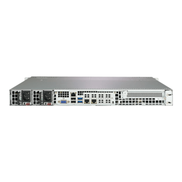 SuperServer 5019C-MR, 1U, Intel® C246, 4x 3.5&quot; SATA Hotswap, 4x DDR4, 2x GbLAN, 400W Rdt PSU