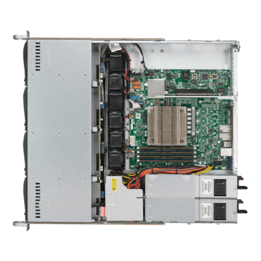 SuperServer 5019C-MR, 1U, Intel® C246, 4x 3.5&quot; SATA Hotswap, 4x DDR4, 2x GbLAN, 400W Rdt PSU