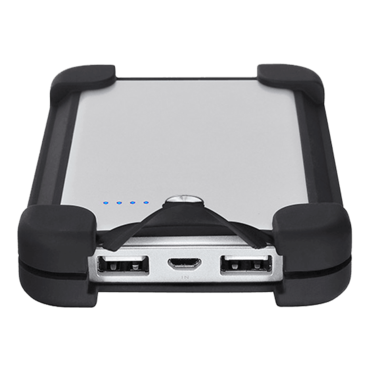 LUXA2, 7000 mAh Dual USB P1 Pro (PO-UNP-PCP1SI-00) Ultra Capacity External Battery Pack Power Bank Charger