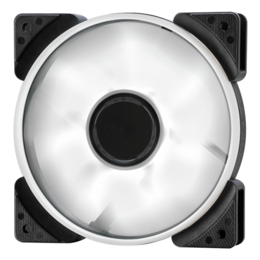 Prisma SL-14 140mm, White LEDs, 1000 RPM, 63.33 CFM, 19.4 dBA, Cooling Fan
