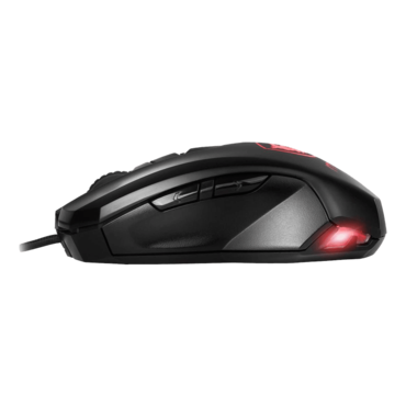 S12-0401520-AA3, Red, 6400-dpi, Wired, Black, Optical Gaming Mouse