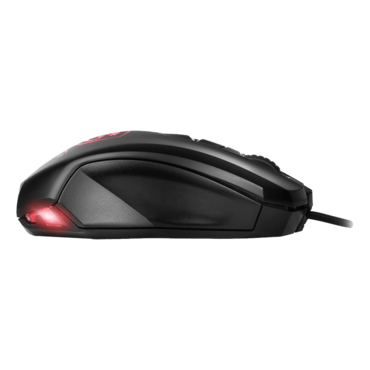 S12-0401520-AA3, Red, 6400-dpi, Wired, Black, Optical Gaming Mouse