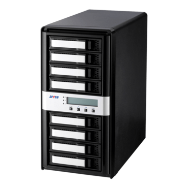 ARC-4038-8, 8-bays, 12Gb/s SAS/SATA Tower JBOD Enclosure