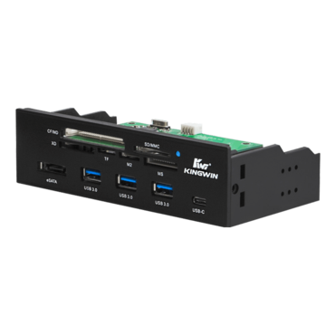 KW525-3U3CR, Internal, 5.25&quot; Bay, All-in-one,  3 x USB 3.0, eSATA, USB Type C, Card Reader
