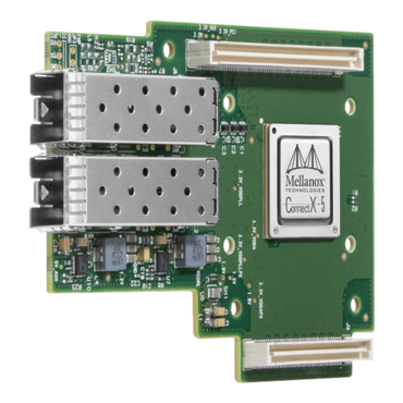 MCX542A-ACAN, 25Gbps, 2xSFP28, Ethernet, OCP 2.0 Mezzanine Network Adapter