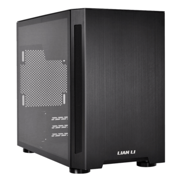 TU150-WX Tempered Glass, No PSU, Mini-ITX, Black, Mini Tower Case