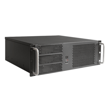 WD1880-D314MATX 18U 800mm Depth Simple Server Rack with 3U Compact Rackmount Chassis ATX Power Supply Compatible