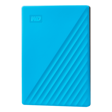 4TB My Passport, USB 3.2 Gen 1, Portable, Sky Blue, External Hard Drive