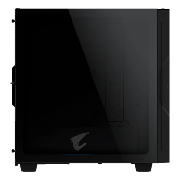 AORUS C300 GLASS, Tempered Glass, No PSU, ATX, Black, Mid Tower Case