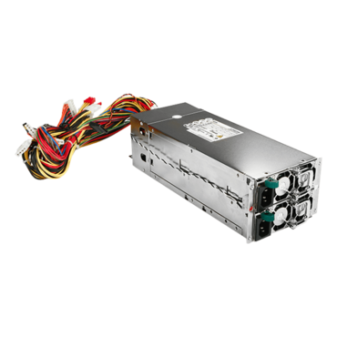 D Storm D-200SEA-SL-75S2UPD8, Silver Bezel, 2x 5.25&quot;, 2x 3.5&quot; Drive Bays, 750W Rdt PSU, ATX, Black, 2U Chassis