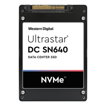 7.68TB Ultrastar DC SN640 7mm, 3250 / 1970 MB/s, 3D TLC NAND, PCIe NVMe 3.1 x4, SIE, U.2 2.5&quot; SSD
