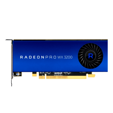 Radeon Pro WX 3200, 1082MHz, 4GB GDDR5, Graphics Card
