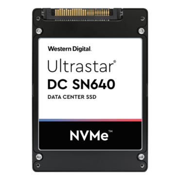 1.6TB Ultrastar DC SN640 7mm, 3270 / 2170 MB/s, 3D TLC NAND, PCIe NVMe 3.1 x4, SIE, U.2 2.5&quot; SSD