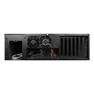 D Storm D-300SEA-RD-RAIL24, Red Bezel, 4x 5.25&quot;, 3x 3.5&quot; Drive Bays, w/ 20&quot; Sliding Rail Kit, No PSU, ATX, Black, 3U Chassis