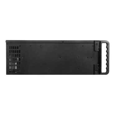 D Storm D-400SEA-RD-RAIL24, Red Bezel, 4x 5.25", 3x 3.5" Drive Bays, w/ 20" Sliding Rail Kit, No PSU, ATX, Black, 4U Chassis