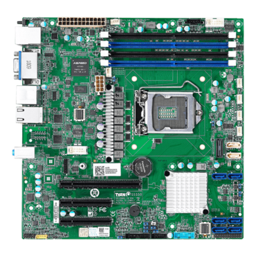 Tempest CX S5550 (S5550AGM2NR-EX), Intel C246, LGA 1151, DDR4-2666 128GB ECC UDIMM / 4, SATADOM / 2, Display Port / 2, GbLAN / 2, microATX Retail