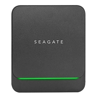 1TB BarraCuda Fast SSD, 540 / 540 MB/s, USB 3.0, Type-C/A, Black External SSD