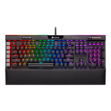 K95 RGB PLATINUM XT, Per Key RGB, Cherry MX Brown, Wired, Black, Mechanical Gaming Keyboard