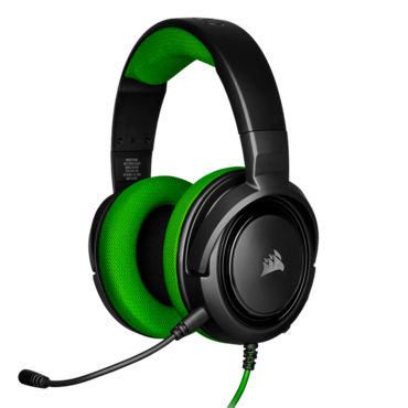 HS35 Stereo, 3.5mm, Green, Gaming Headset