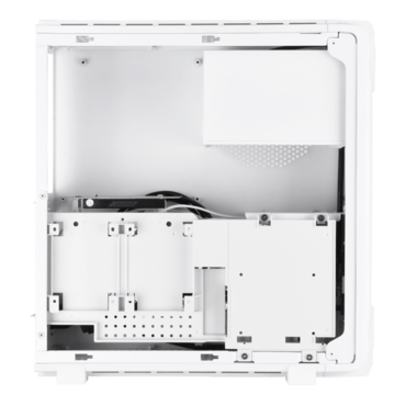 RAVEN RVZ03-ARGB, No PSU, Mini-ITX, White, Slim HTPC Case