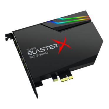 Sound BlasterX AE-5 Plus, 7.1 Channels, 32-bit / 384 kHz, 122 dB DNR, PCIe Sound Card