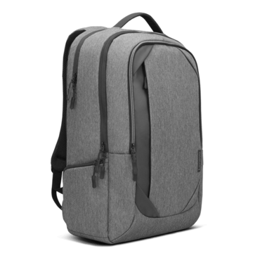 Business Casual 17&quot;, Polyester, Charcoal Grey, Backpack