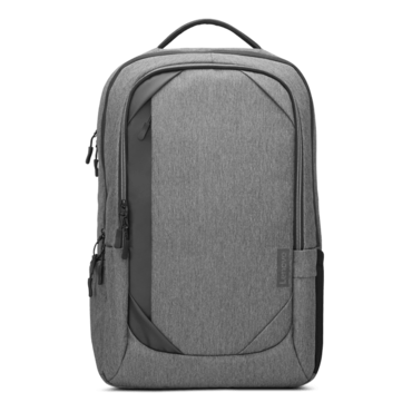 Business Casual 17&quot;, Polyester, Charcoal Grey, Backpack