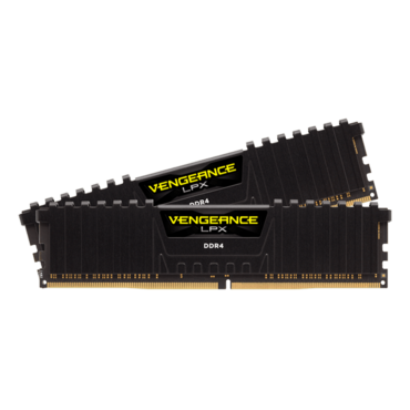 16GB Kit (2 x 8GB) VENGEANCE® LPX DDR4 3600MHz, CL18, Black, DIMM Memory (CMK16GX4M2B3600C18)