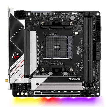 B550 Phantom Gaming-ITX/ax, AMD B550 Chipset, AM4, DP, Mini-ITX Motherboard