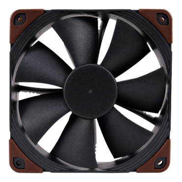 NF-F12 industrialPPC 24V 2000 Q100 IP67 PWM, Heavy Duty Cooling Fan, 4-Pin, 2000 RPM, 24V Version (120mm, Black)