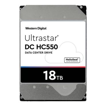 18TB Ultrastar DC HC550 WUH721818ALE6L1, 7200 RPM, SATA 6Gb/s, 512e/4Kn, 512MB cache, SED, TCG Enterprise SSC, 3.5&quot; HDD