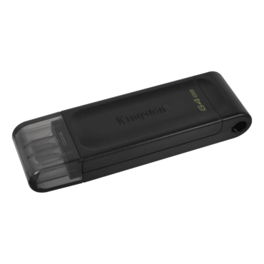 DataTraveler 70, 64GB, USB Type-C 3.2 Gen 1, Black, Flash Drive