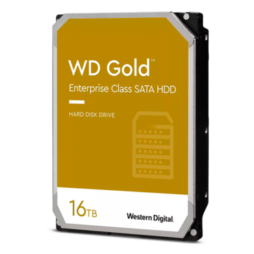 16TB Gold WD161KRYZ, 7200 RPM, SATA 6Gb/s, 512e, 512MB cache, Non-SED, 3.5&quot; HDD	