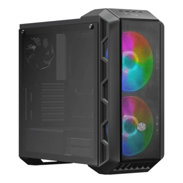 MasterCase H500 ARGB Tempered Glass, No PSU, ATX, Iron Grey, Mid Tower Case
